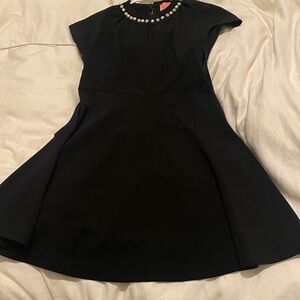 Kate Spade Black Dress with Pearl Accents